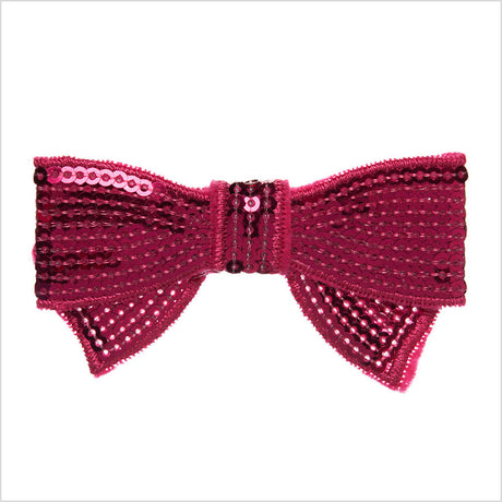Fuchsia Sequined Bow