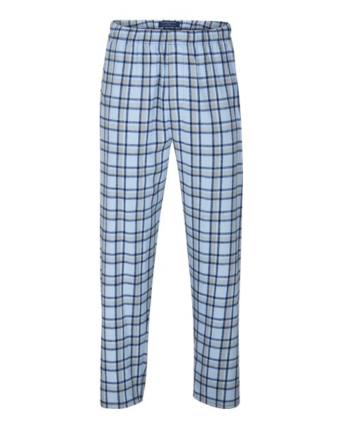 Boxercraft® Men’s Harley Flannel Pants Double-Brushed Cotton, Elastic Waist & Plaid Design