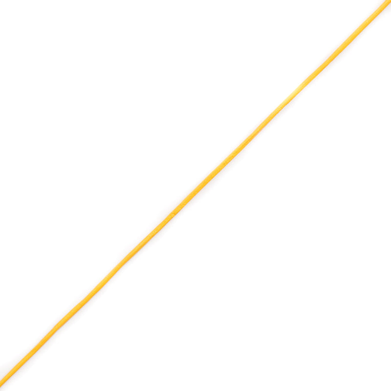 Yellow Leather Cord - 1mm