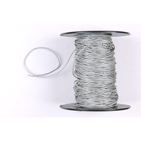 Metallic Silver Leather Cord - 1mm