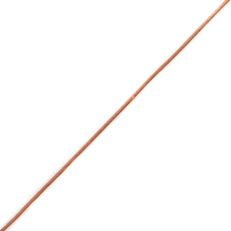 Metallic Bronze Leather Cord - 1mm