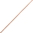 Metallic Bronze Leather Cord - 1mm
