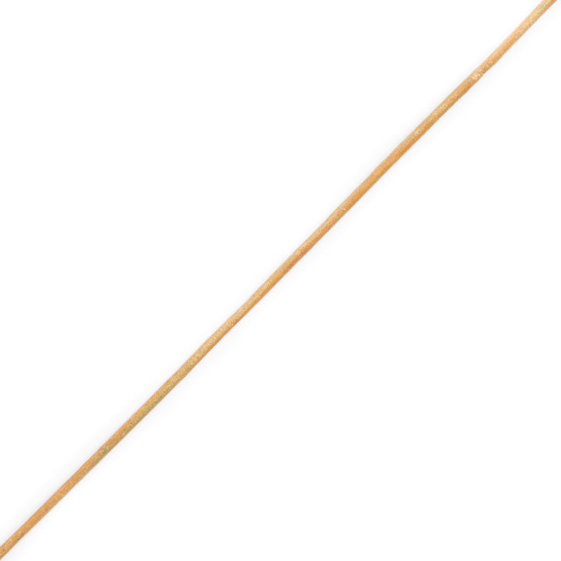 Metallic Gold Leather Cord - 1mm