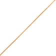 Metallic Gold Leather Cord - 1mm