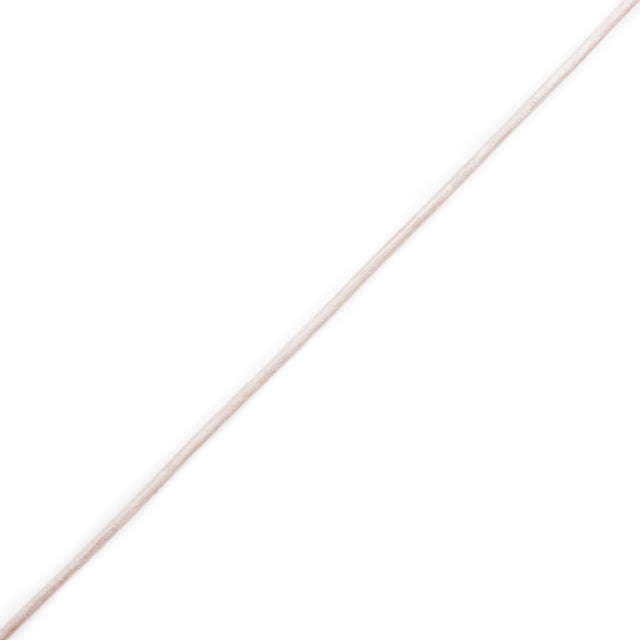 Metallic Silver Leather Cord