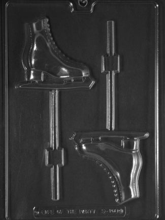 Figure Skates Lolly Chocolate Mold - LPS108