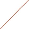 Metallic Copper Leather Cord