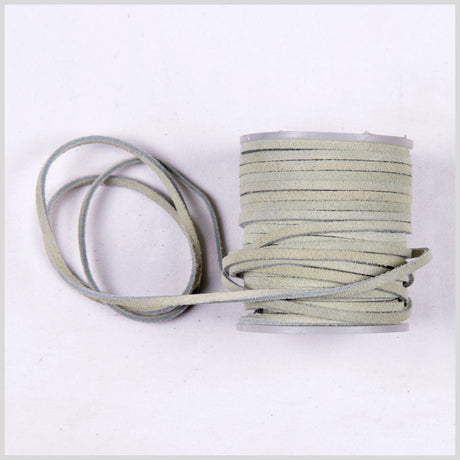 Ecru Suede Cord - 3 x 1.5 mm