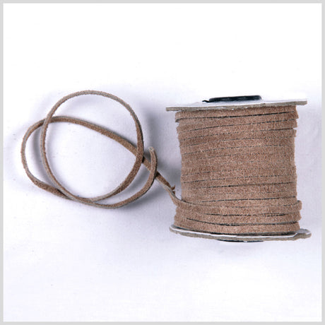 Camel Suede Cord - 3 x 1.5 mm