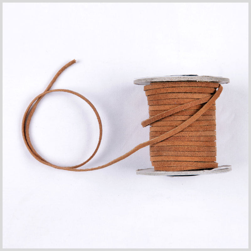 Rust Suede Cord - 3 x 1.5 mm