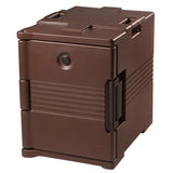 Cambro UPC400 Ultra Pan Front Loading Food Insulated Carrier, Dark Brown