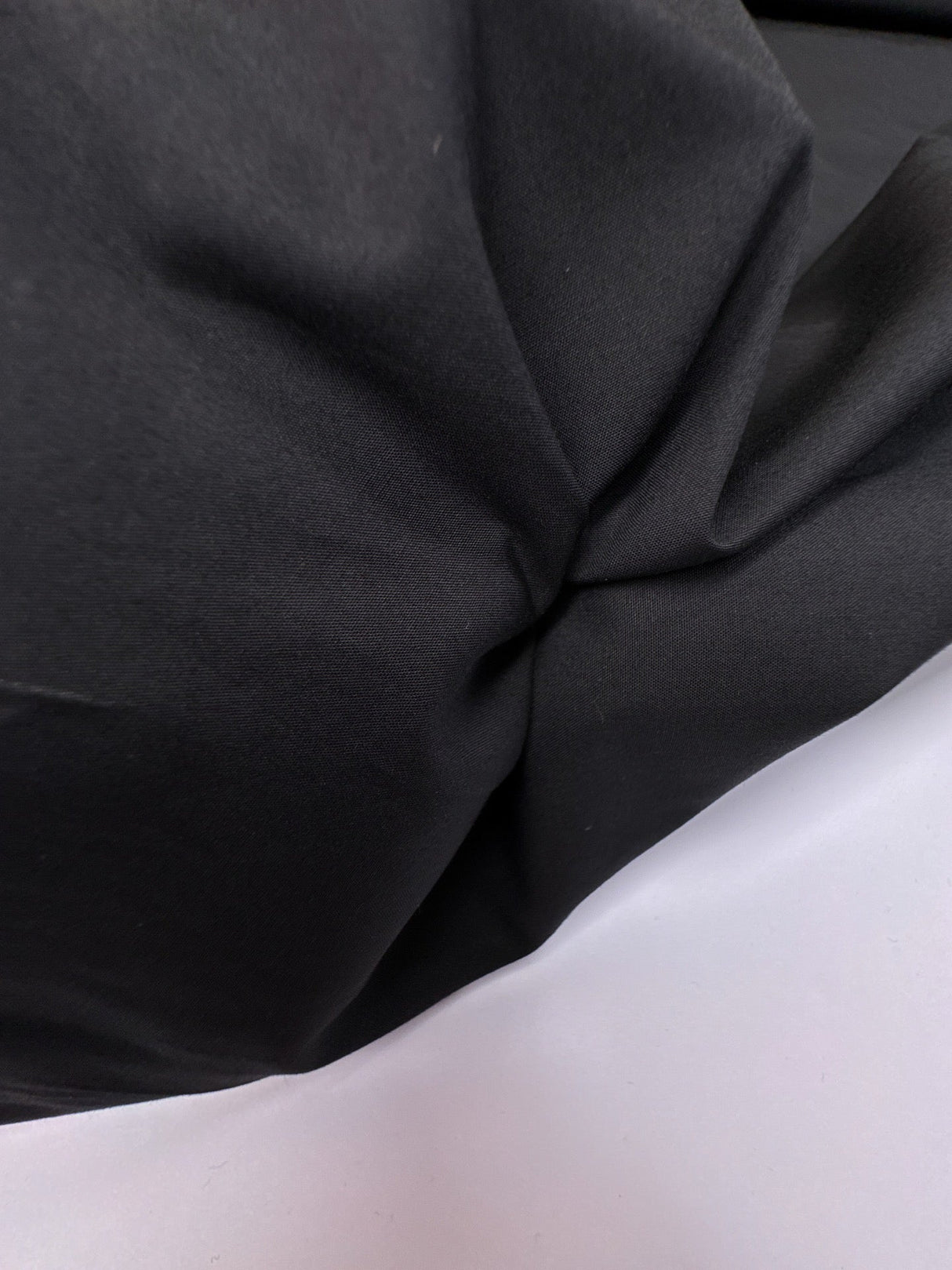 Cotton Plain Woven Black