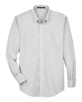 Devon & Jones® Mens Gingham Dress Shirt Cotton Polyester Classic Fit