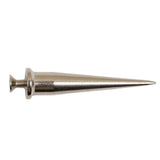 Nickel Thin Cone Spike with Screw - 2.125"