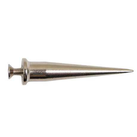 Nickel Thin Cone Spike with Screw - 2.125"