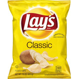 Lay's Classic Potato Chips 1.5 oz. - 64/Case