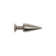 Nickel Thin Cone Spike with Screw - 9/16"