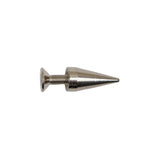 Nickel Thin Cone Spike with Screw - 9/16"