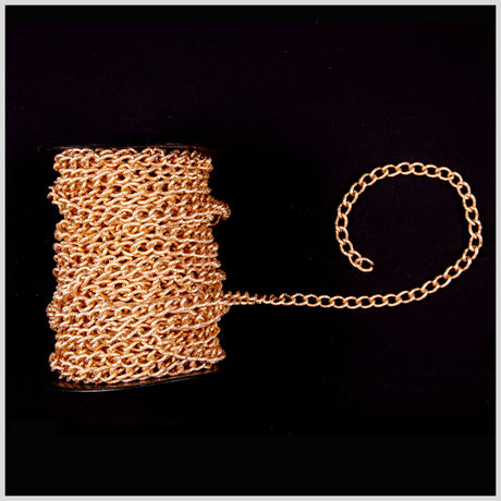 3/8" Gold Aluminum Metal Chain