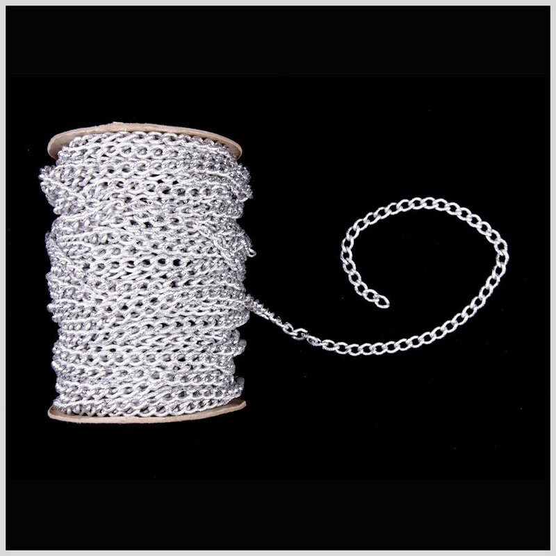 3/8" Silver Aluminum Metal Chain