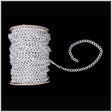 3/8" Silver Aluminum Metal Chain