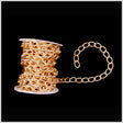 3/4" Gold Metal Chain