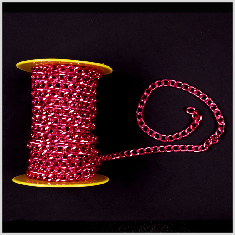 Red Aluminum Metal Chain - 0.375"
