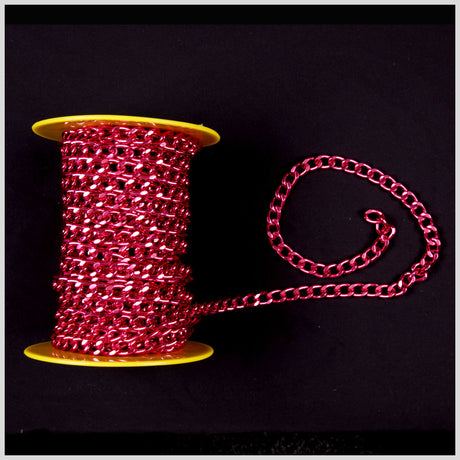 Red Aluminum Metal Chain - 0.375"