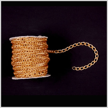 1/8" Gold Aluminum Metal Chain