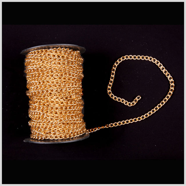 1/4" Gold Aluminum Metal Chain