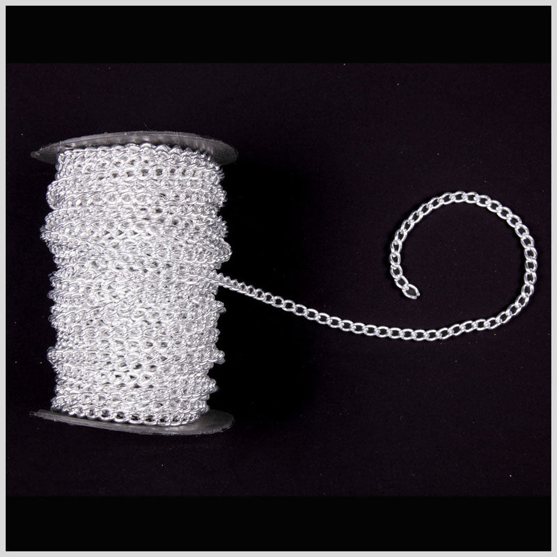 7mm Silver Aluminum Metal Chain