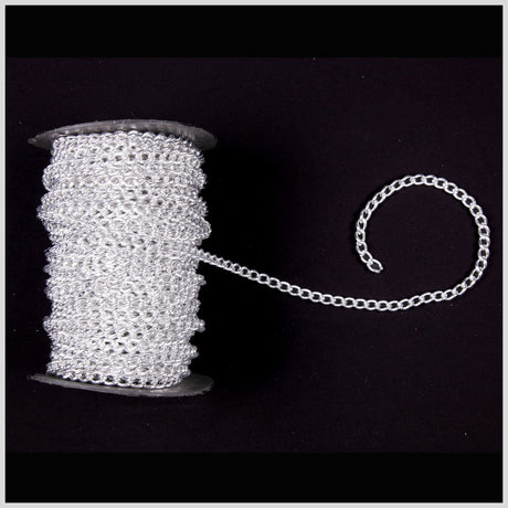 7mm Silver Aluminum Metal Chain
