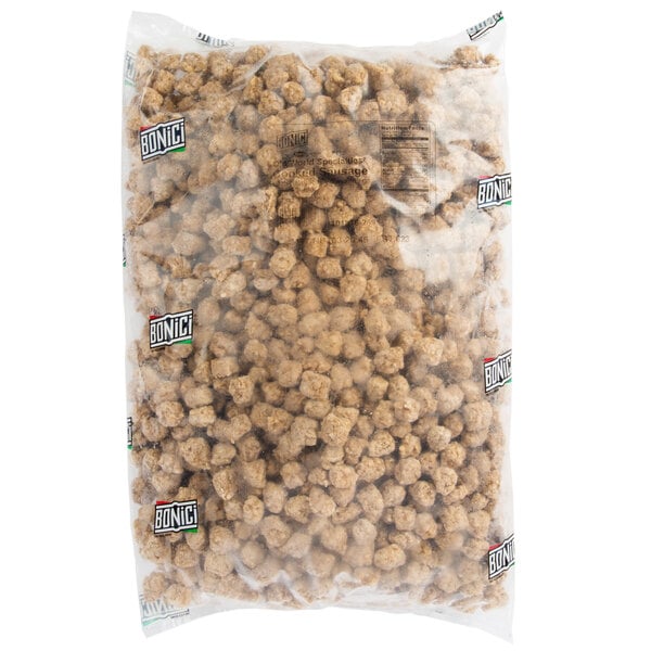 Hillshire Farm Fully Cooked Large Sausage Topping Crumbles 5 lb. - 2/Case