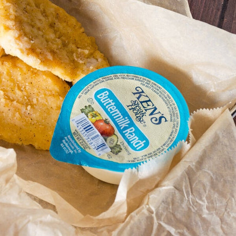 Ken's Foods 2 oz. Buttermilk Ranch Dressing Cup - 72/Case