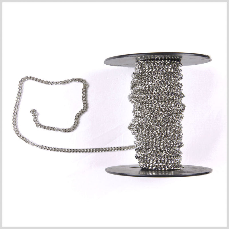 Silver Metal Chain - 0.1875"