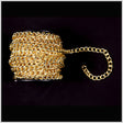 Gold Steel Chain - 7/16"