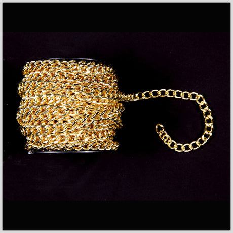 Gold Steel Chain - 7/16"