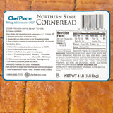 Chef Pierre 30 Ct. Sweet Style Pre-Cut Cornbread - 4/Case