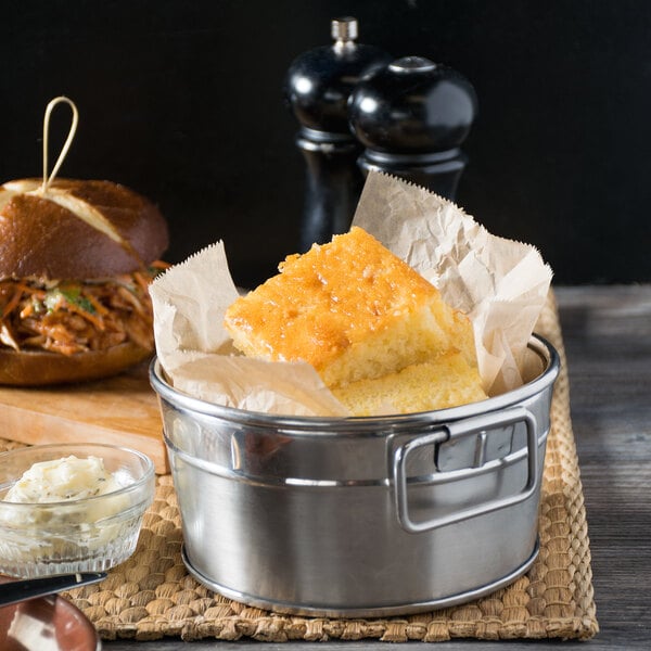 Chef Pierre 30 Ct. Sweet Style Pre-Cut Cornbread - 4/Case