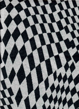 Double Knit Jacquard Checkered Stretch Fabric