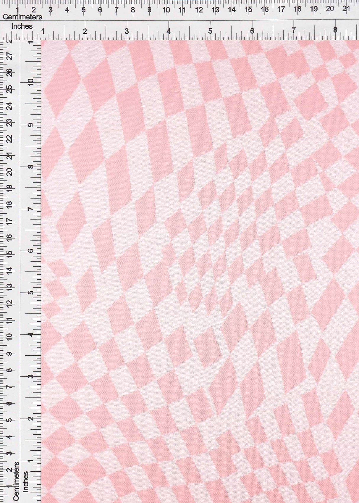 Double Knit Jacquard Checkered Stretch Fabric