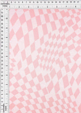 Double Knit Jacquard Checkered Stretch Fabric