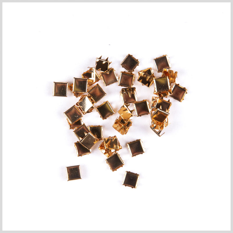 3/8" Gold Flat Naildheads