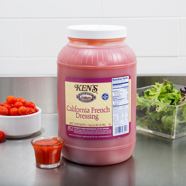 Ken's Foods 1 Gallon California French Dressing - 4/Case