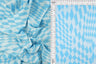 Double Knit Jacquard Checkered Stretch Fabric