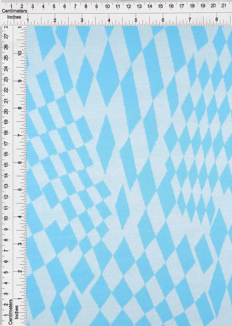 Double Knit Jacquard Checker Fabric Stretch Polyester Rayon Spandex 58/60 Inches Wide