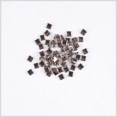 Silver Flat Nail Heads - 0.25"