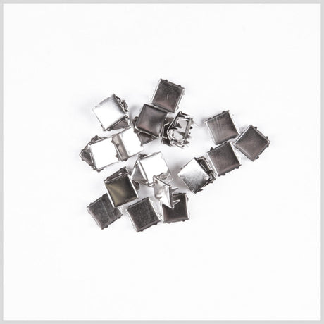 Silver Flat Nail Heads 0.5"