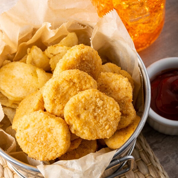 Tyson 5 lb. Bag of Frozen Uncooked Breaded Chicken Breast Nuggets - 2/Case
