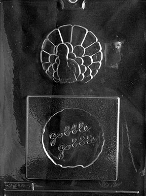 Gobble Gobble Turkey Chocolate Mold - LPT024